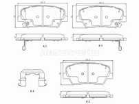 Колодки тормозные передние Hyundai Elantra