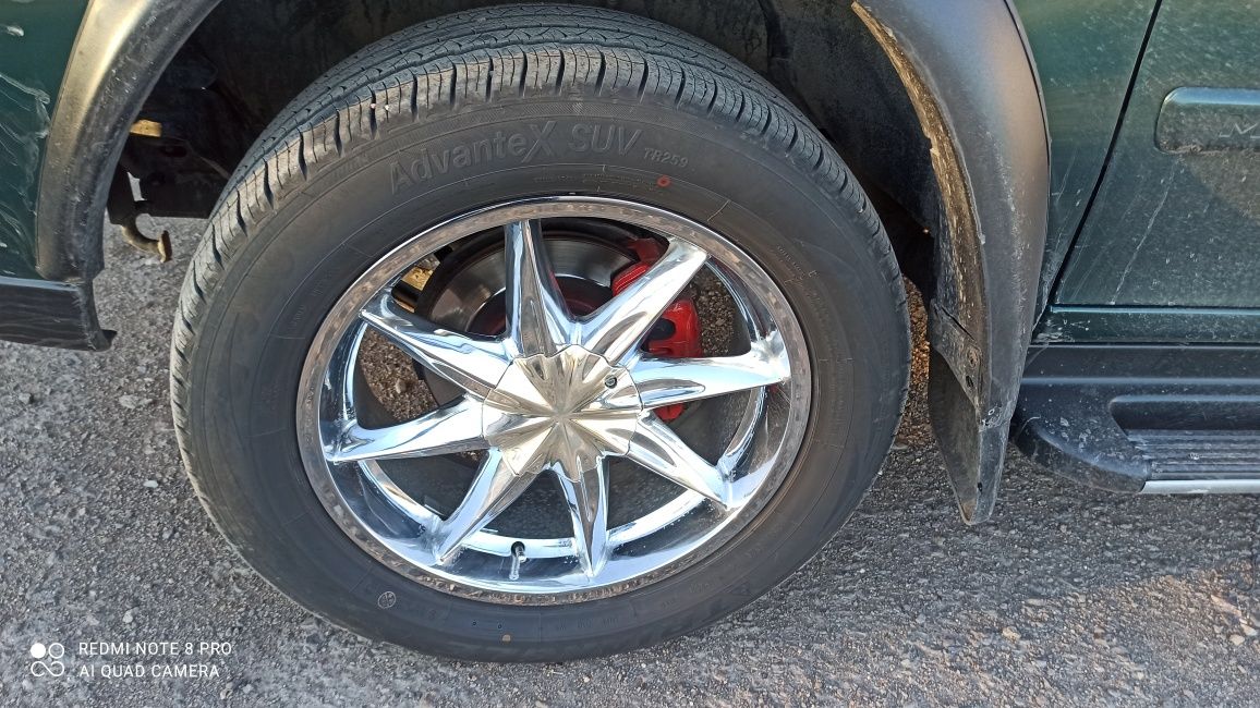 Диски на Tayota Prado, MitsubishiR20 с  резиной