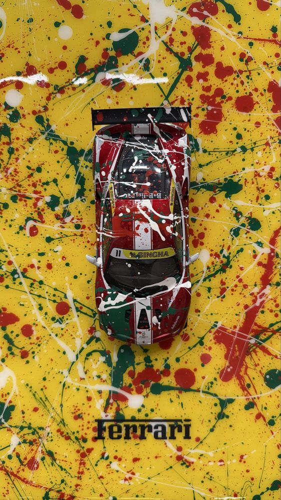 Картина машины 1/24 Ferrari 488 Challenge Racing