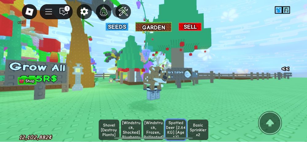 Олень из groe a garden