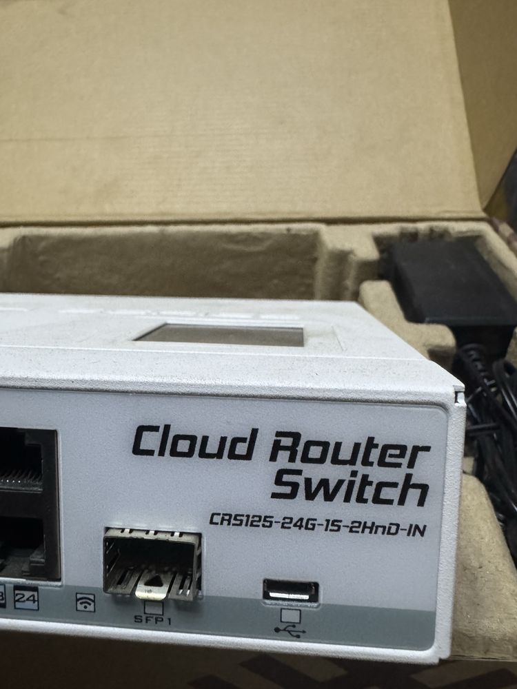 Роутер : Продам MikroTik CRS125-24G-1S-2HnD-IN (новый)