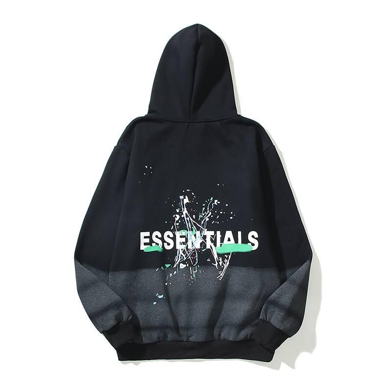 Весеннее принтованное оверсайз худи essentials