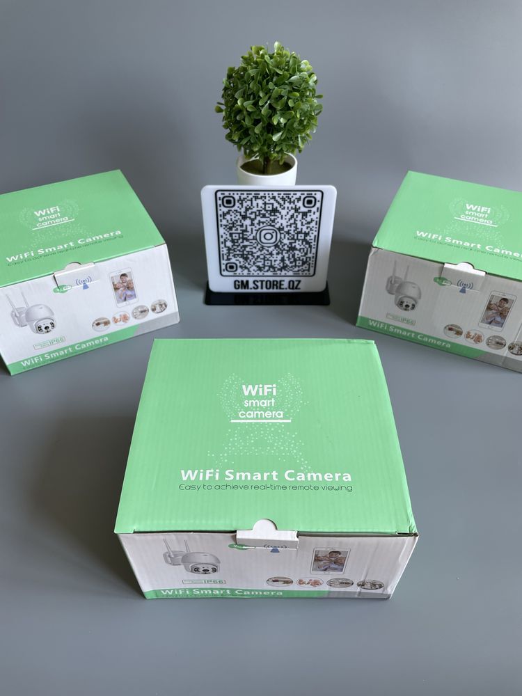 Умная Wi-Fi Smart камера для видеонаблюдения для дома и улицы
