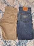 Джинсовые шорты Carhartt и Levi's