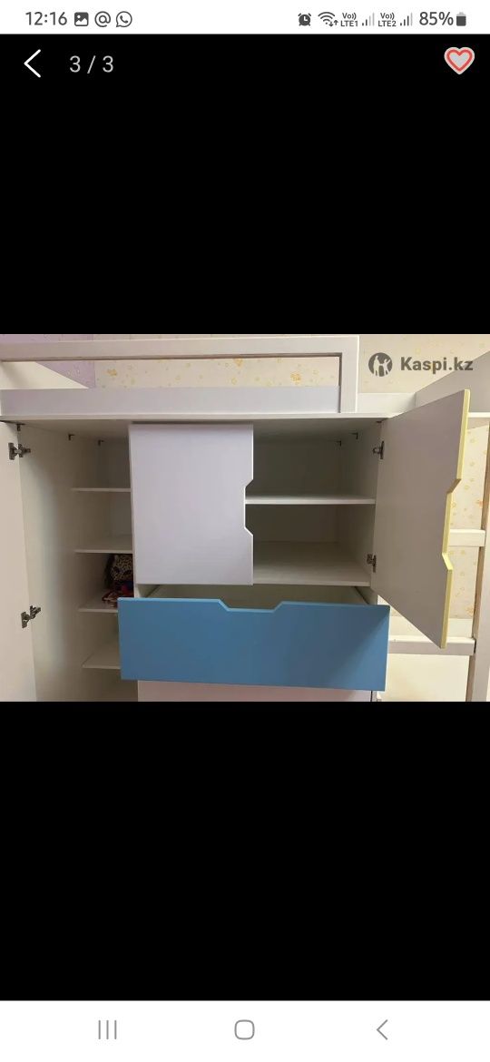 Продам кровать двухяроснуй детский