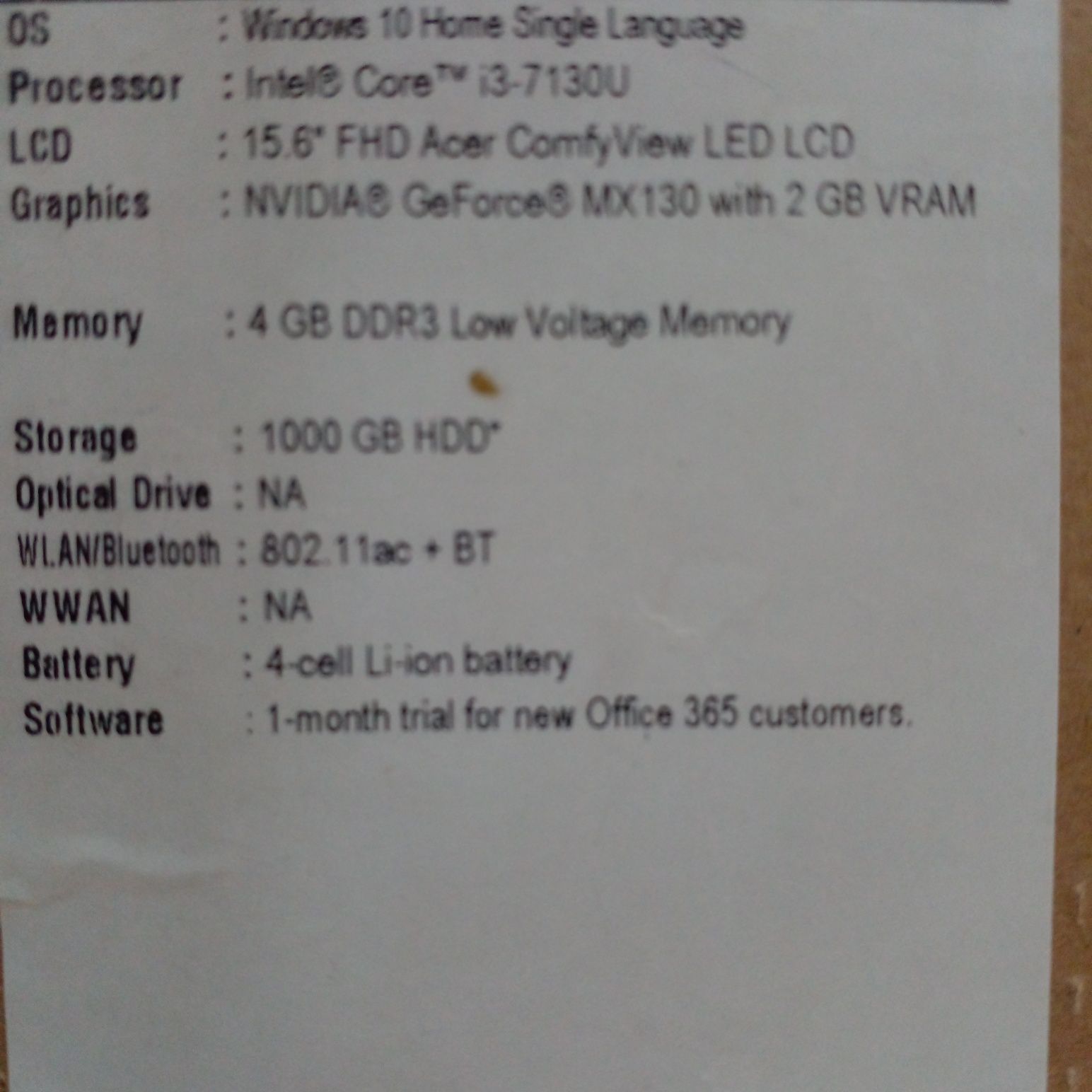 СРОЧНО!Ноутбук игровой ACER, SSD256gb+1Tb HDD+6gb ОЗУ