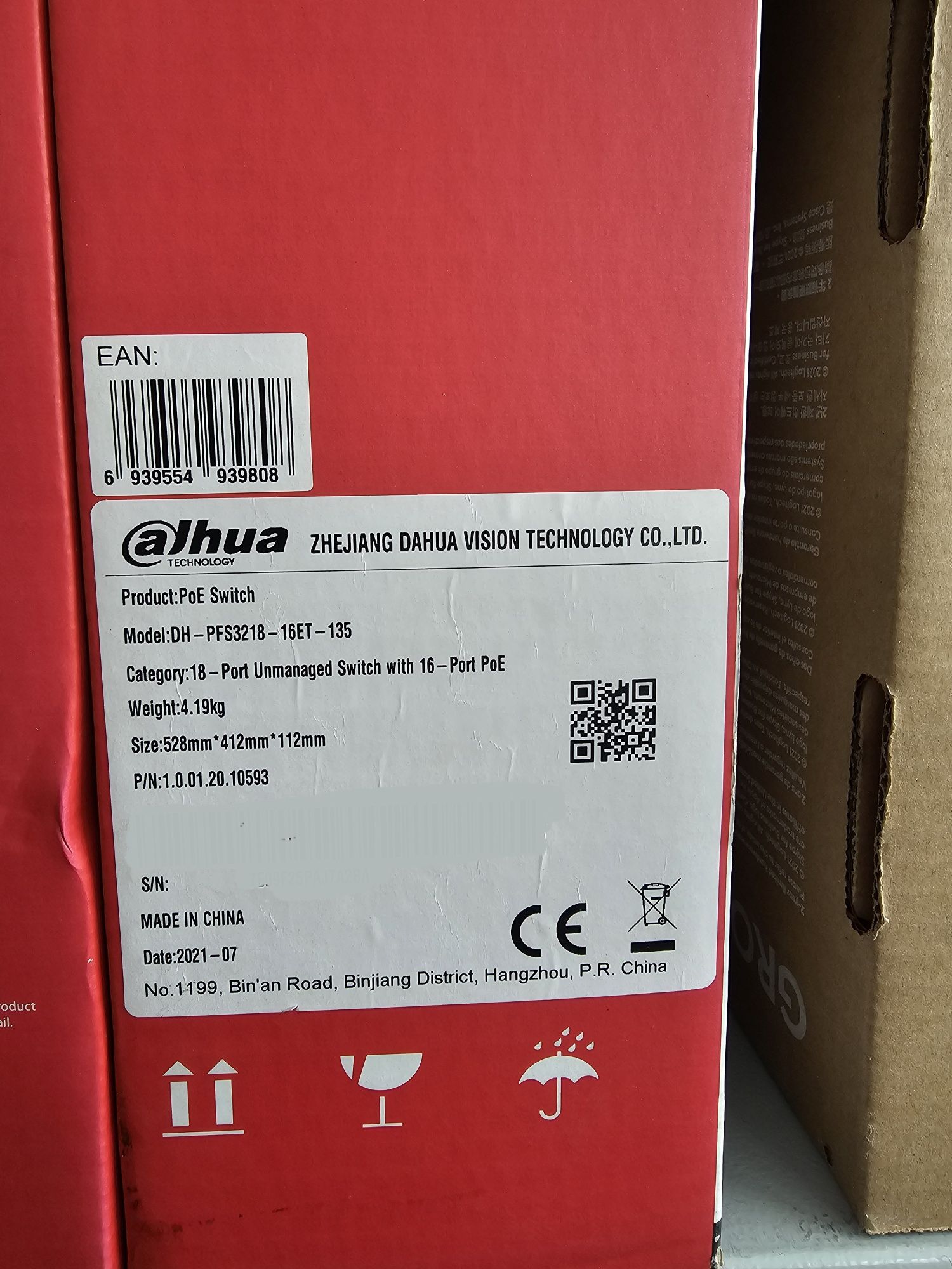 коммутатор poe Dahua DH-PFS3218-16ET-135
