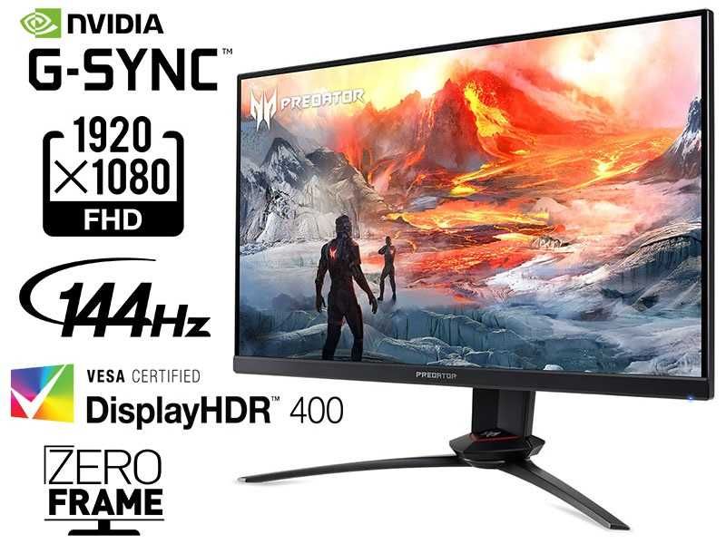 Игровой монитор Acer Predator 24.5 FHD 144Hz XB253QGPbmiiprzx