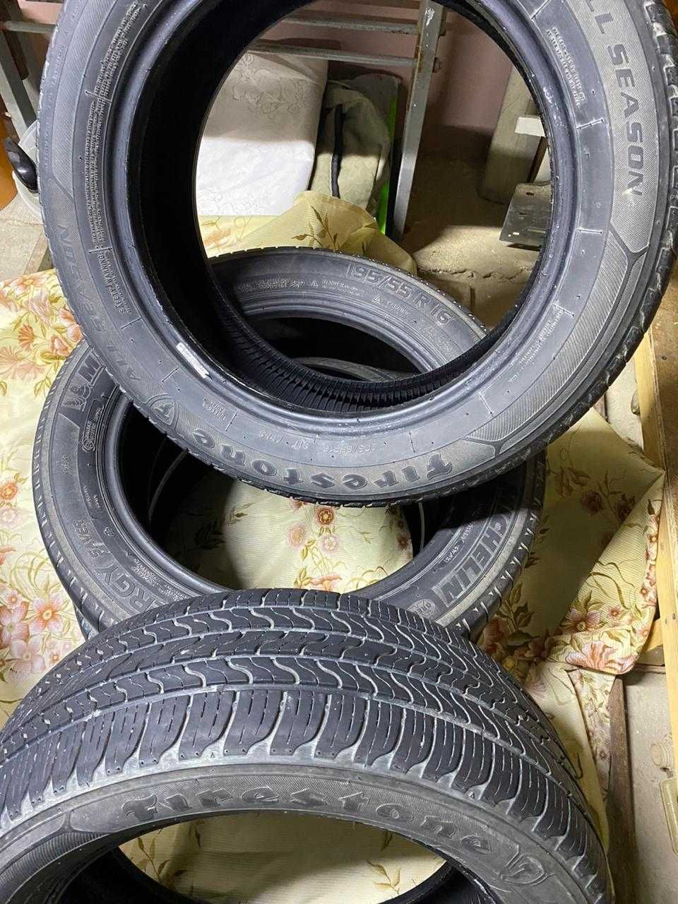 Автошины  б/у для лег .м
