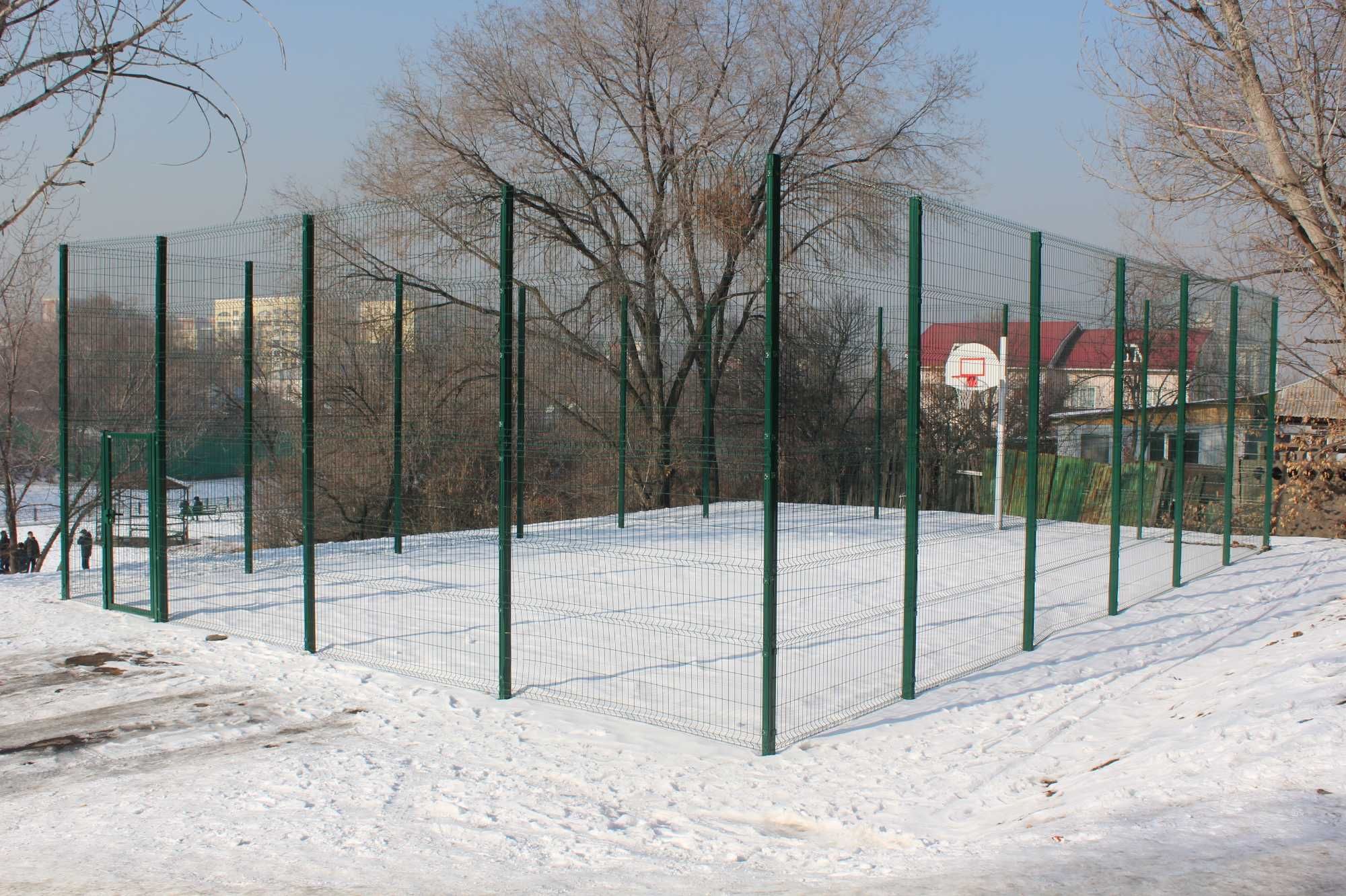 2д и 3д сетка, забор 3D для спортивной, футбольной площадки, калитка