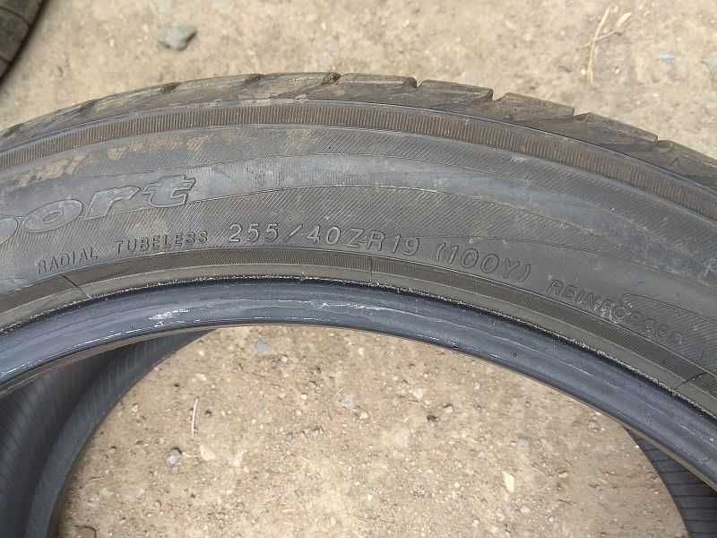 ОДНА шина 255/40 R19 - "Yokohama Advan Sport" (Япония), летняя.