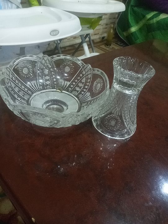 Ваза хрустальная