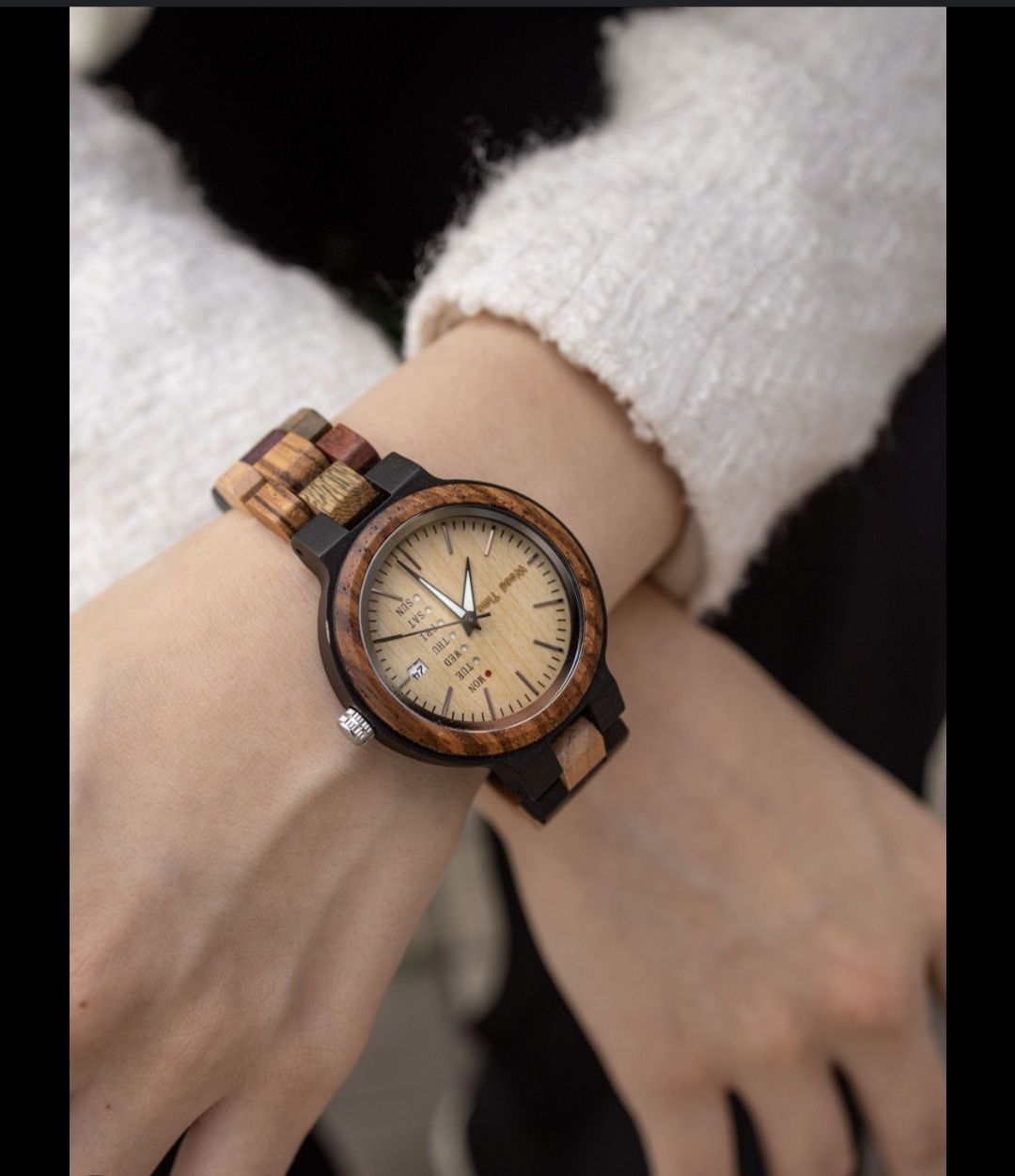 Часы Кварцевые Wood Time RB - 15 дерево