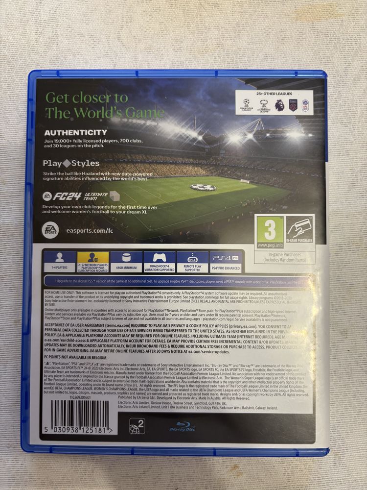 FC24 PS4 RUS game