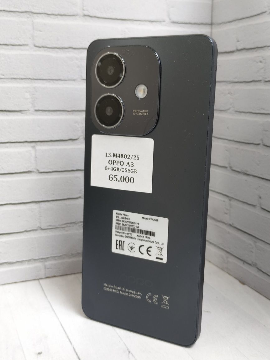 Oppo A3 ЖанТаС ломбард Астана