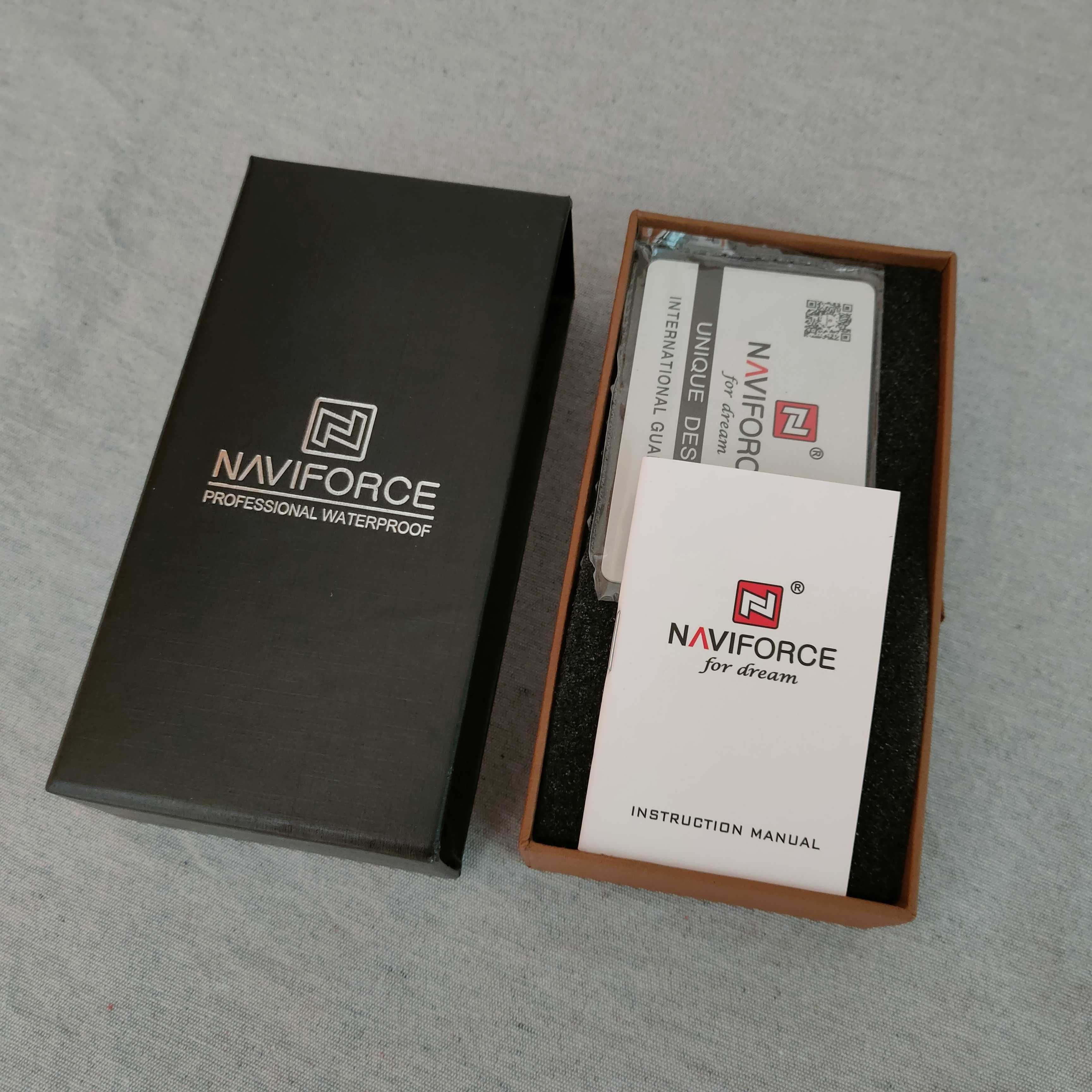 Naviforce 9215 — стильные спортивные часы с жёлтым ремешком