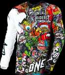 O'NEAL MAYHEM Jersey CRANK V.15 Black/Multi XL, в хорошем состоянии
