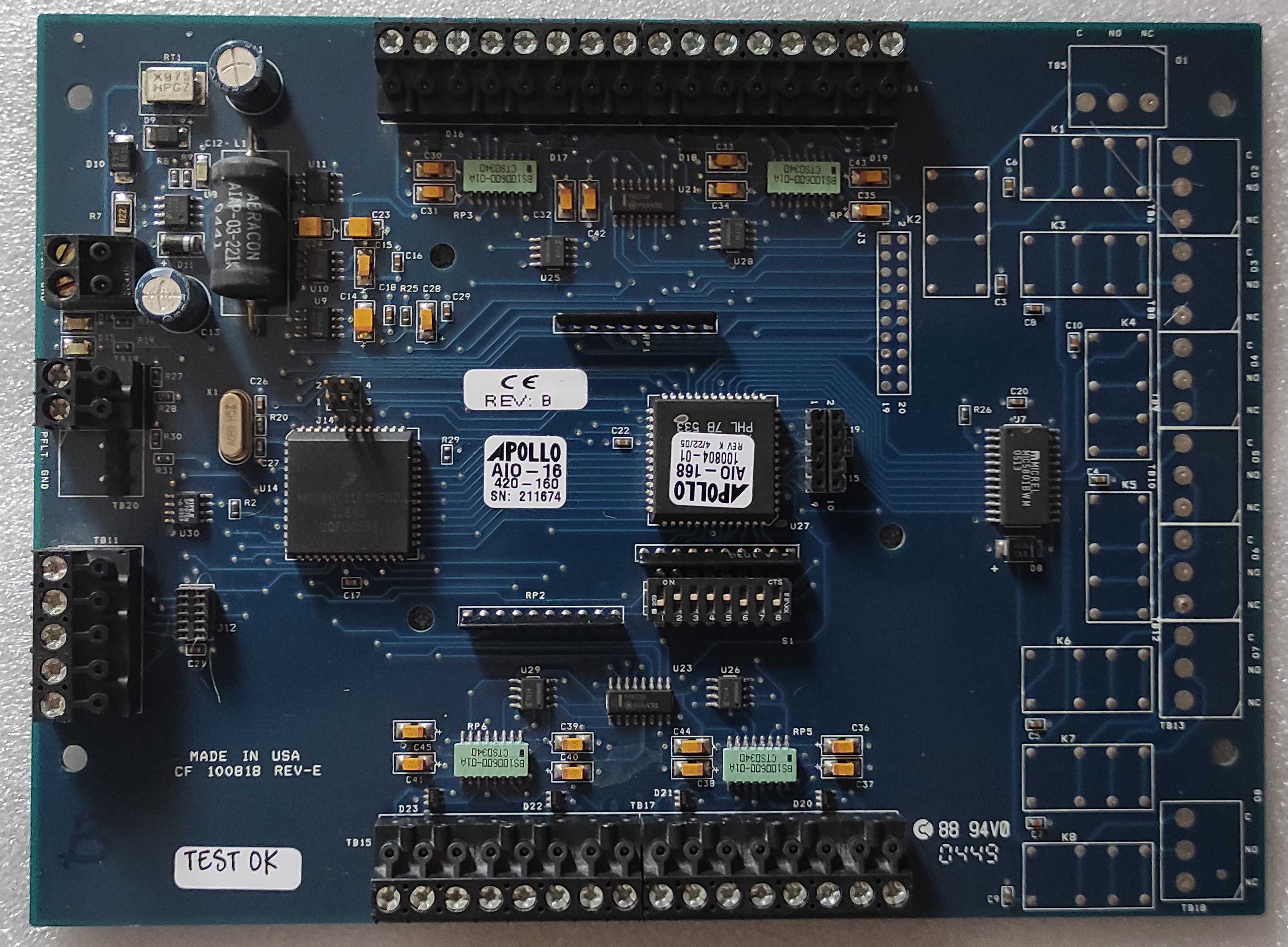 Панель охранной сигнализации AIO-16 (Apollo, USA)