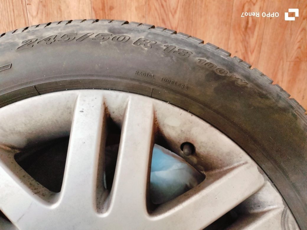 Диски Original BMW
R18 8J 5x120 ET24 DIA 72.6
245/50/R18
4 диска с