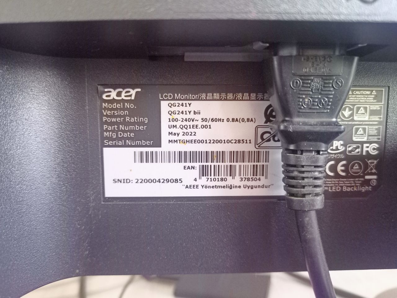 Продам монитор ACER