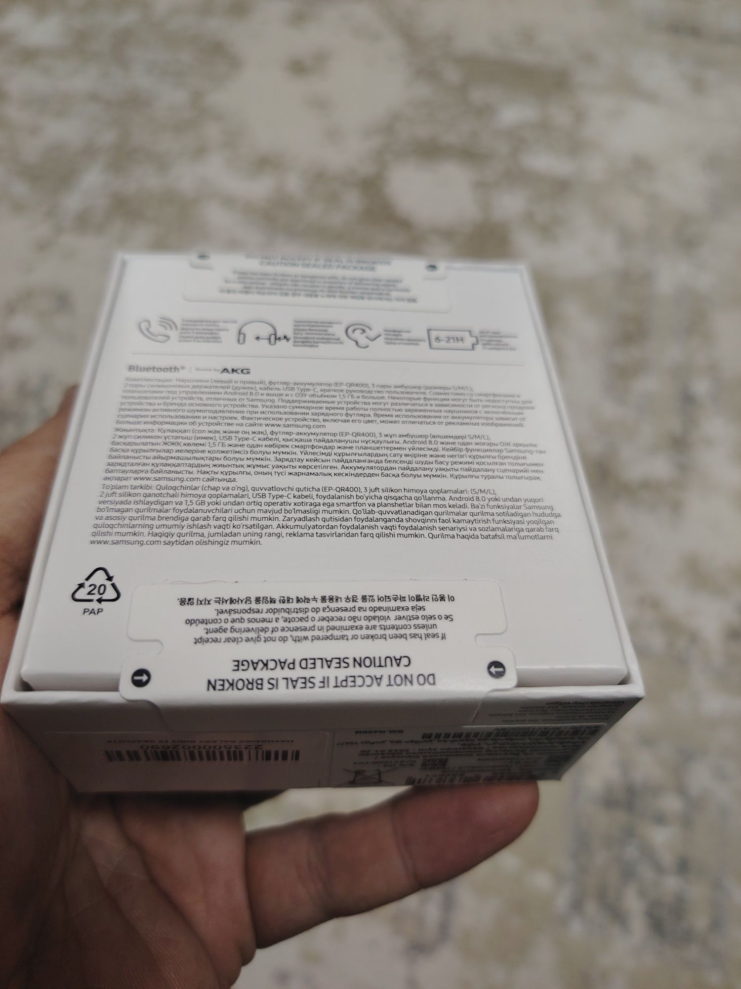 Galaxy buds FE Graphite