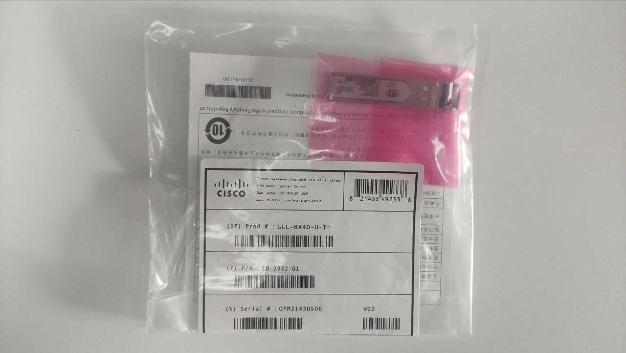 Оптический модуль (трансивер) Cisco GLC-BX40-D-I (GLC-BX40-U-I)