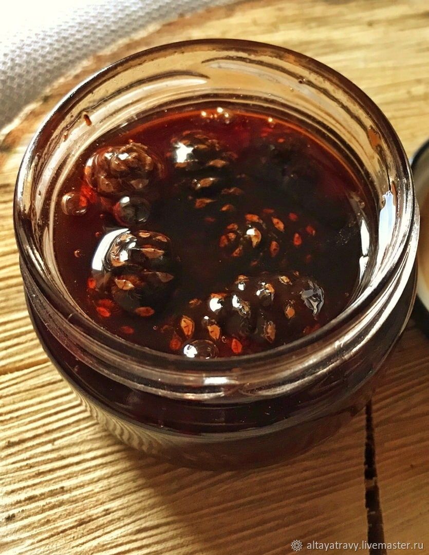 Варенье из шишек сосны