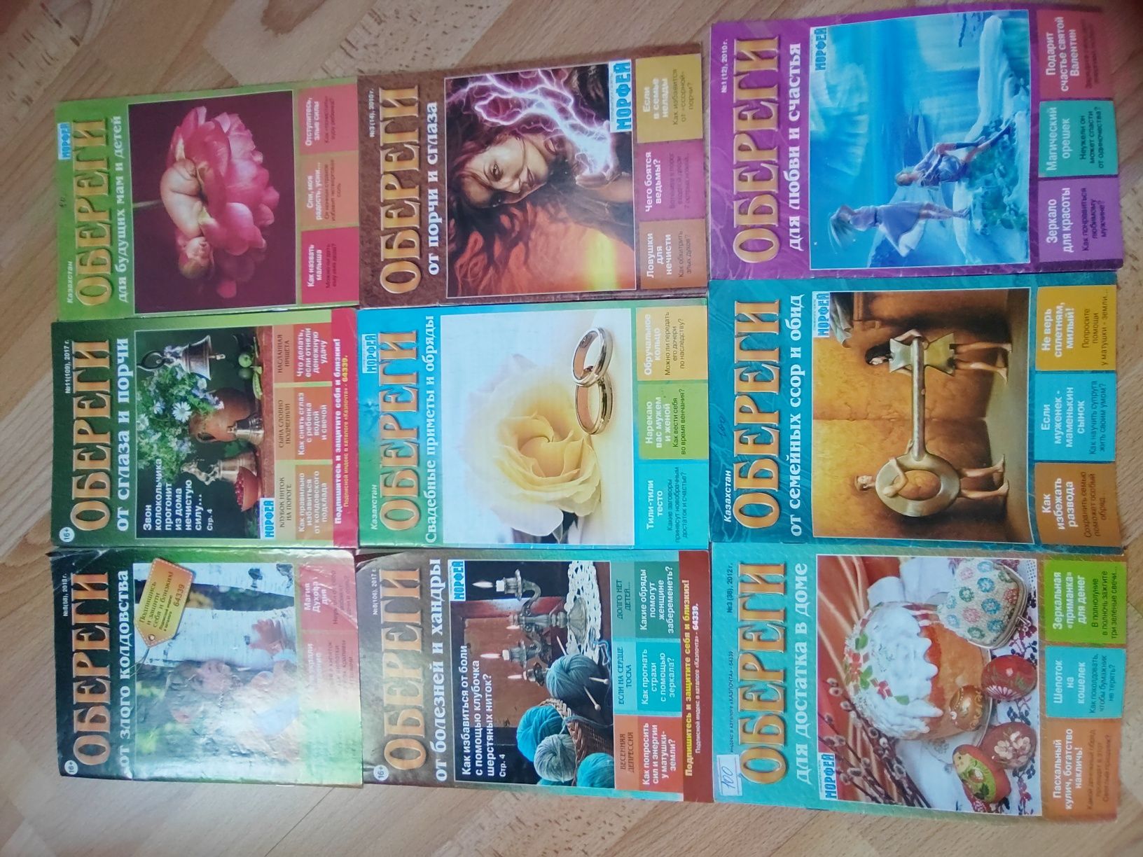 Книги с разными запросами.