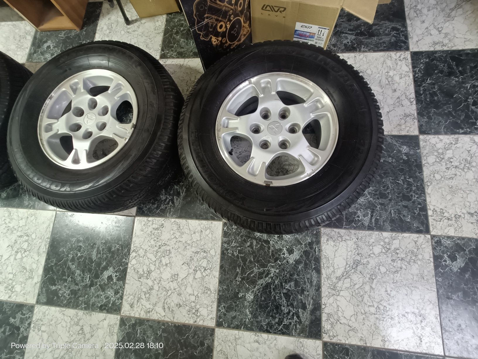 Mitsubishi оригинал диски с резиной