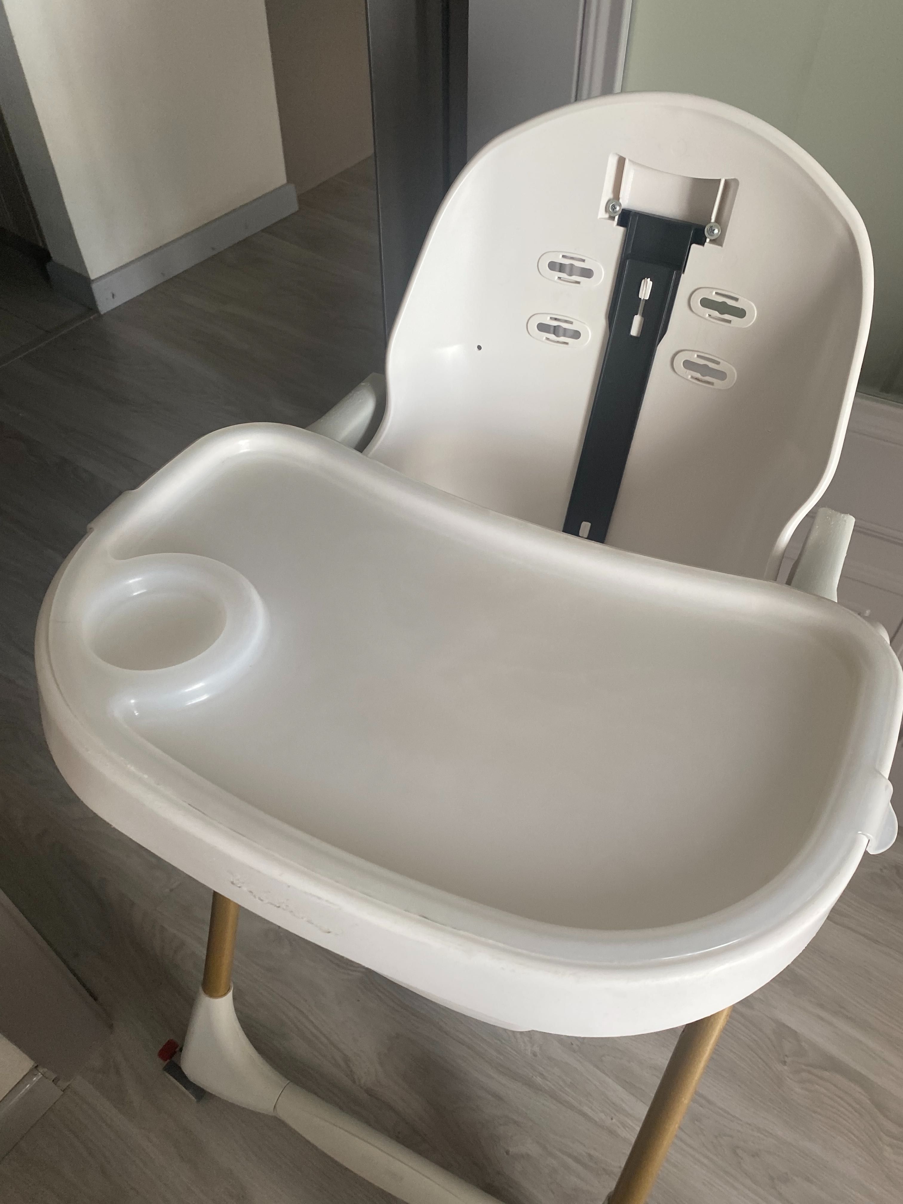 Стульчик для кормления Peg-Perego Prima Pappa Follow Me Gold белый