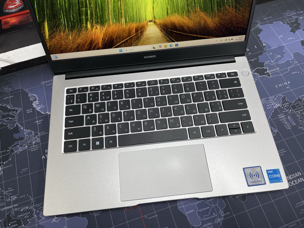 Ноутбук Huawei MateBook D14 Core i3-1115G4/RAM 8GB/SSD 256GB