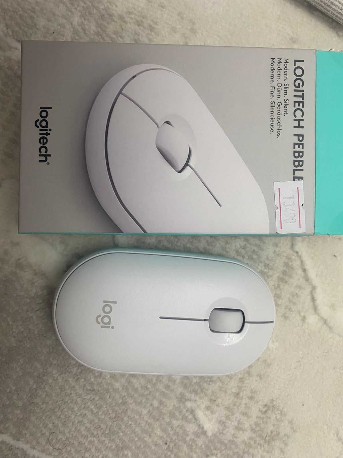Новая беспроводная мышка Logitech Pebble 2 M350S белый