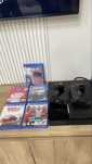 PS4 + 2 джойстика + 5 игр