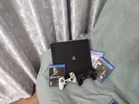 PS4 Pro 1ТБ +2 джостика + 15 игр