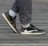 Кроссовки nike air jordan retro 1 low x travis scott