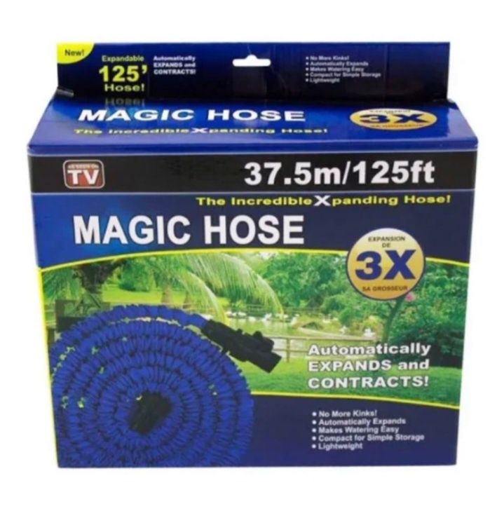 Шланг садовый Magic Hose для полива растягивающийся. Шланг для полива