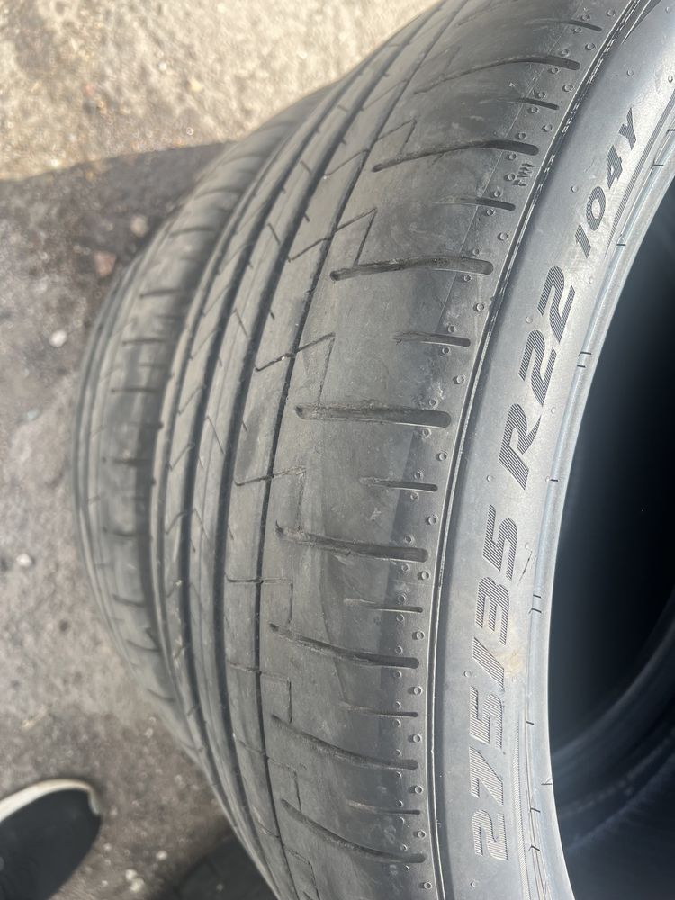 Летние Pirelli зад 315/30R22, перед 275/35R22