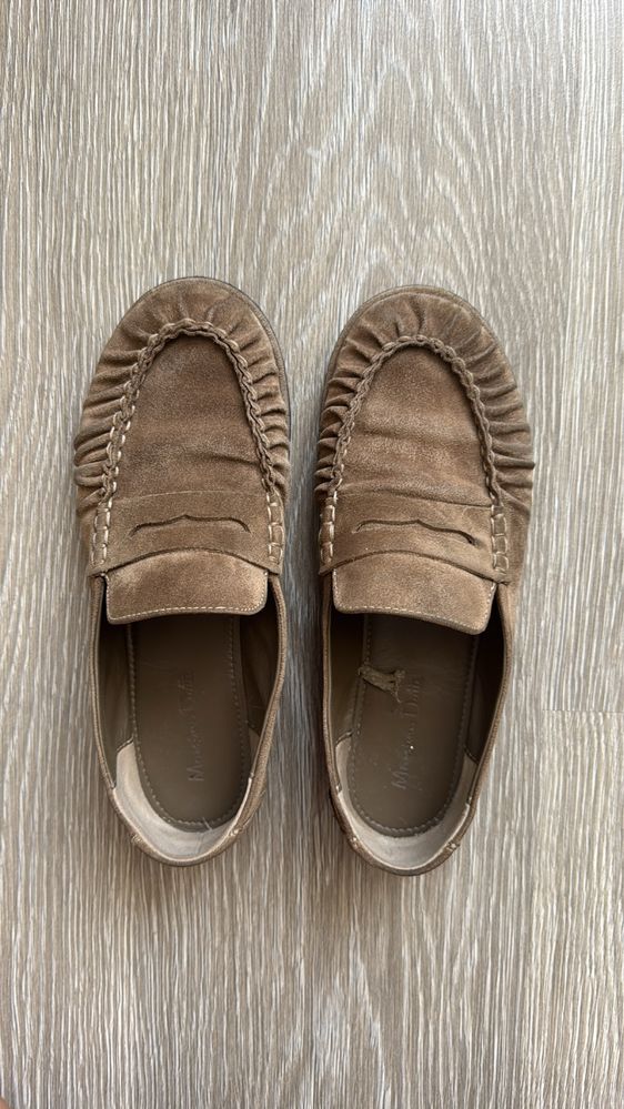 Замшевые лоферы Massimo Dutti - 37