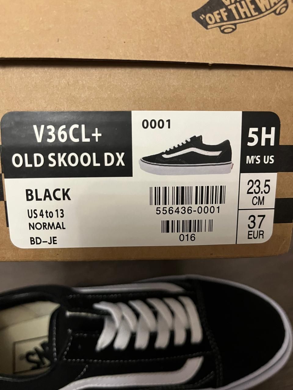 Кеды Vans old skool чёрные оригинал (для Японского рынка)