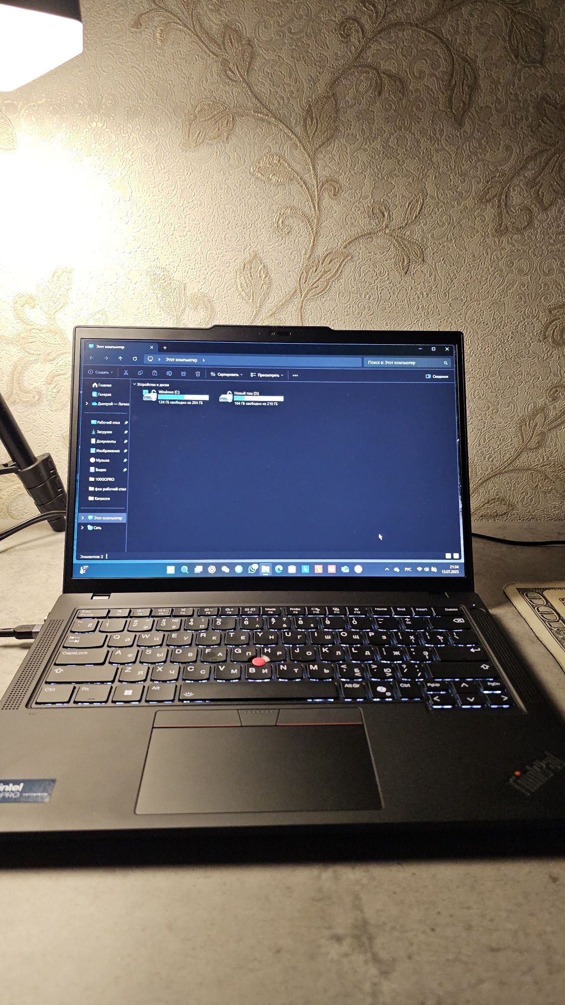 Ноутбук Lenovo ThinkPad T14 Gen 5 14" / 32Гб / SSD 512 Гб / Win 11 Pr
