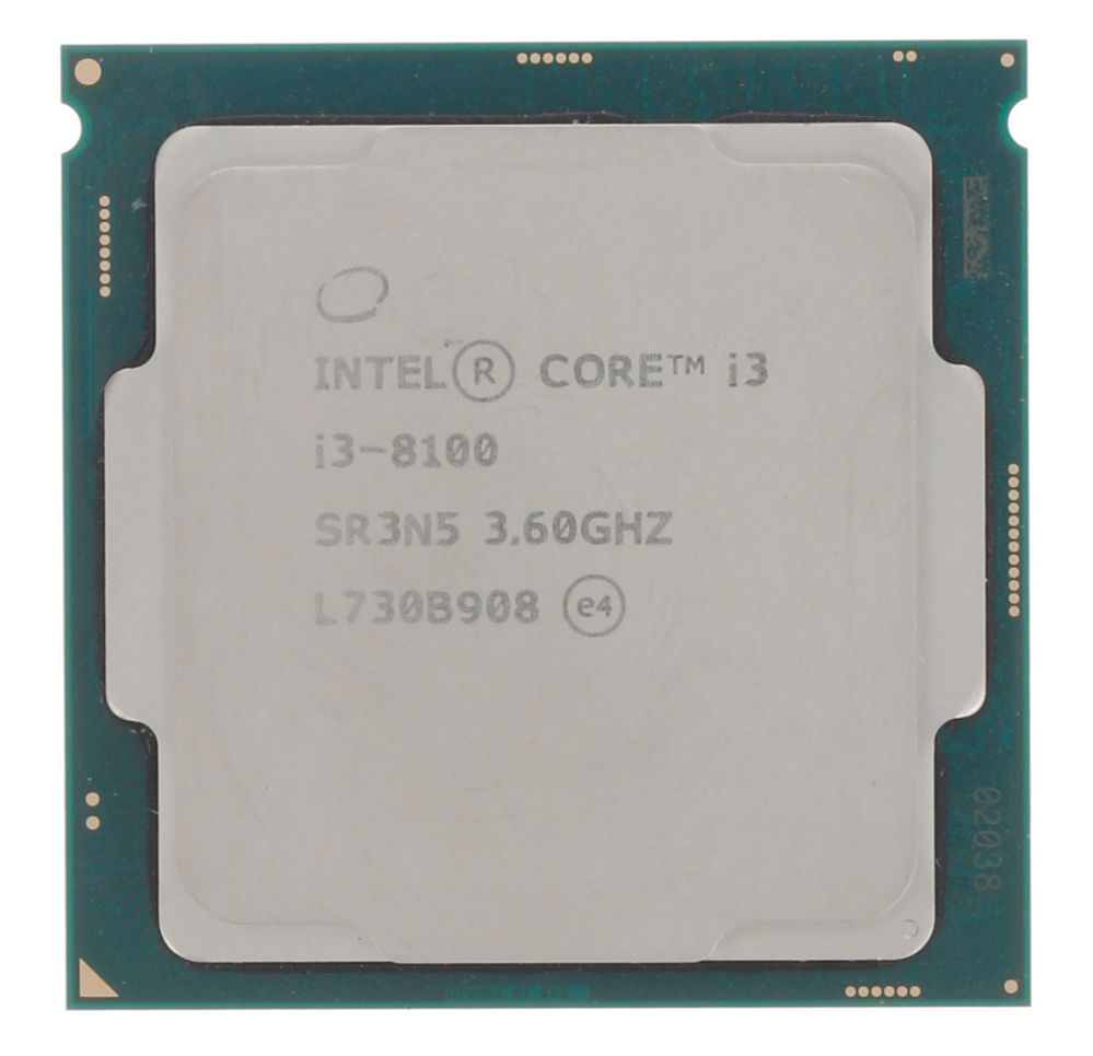 Процессор i3 8100 4c 4t