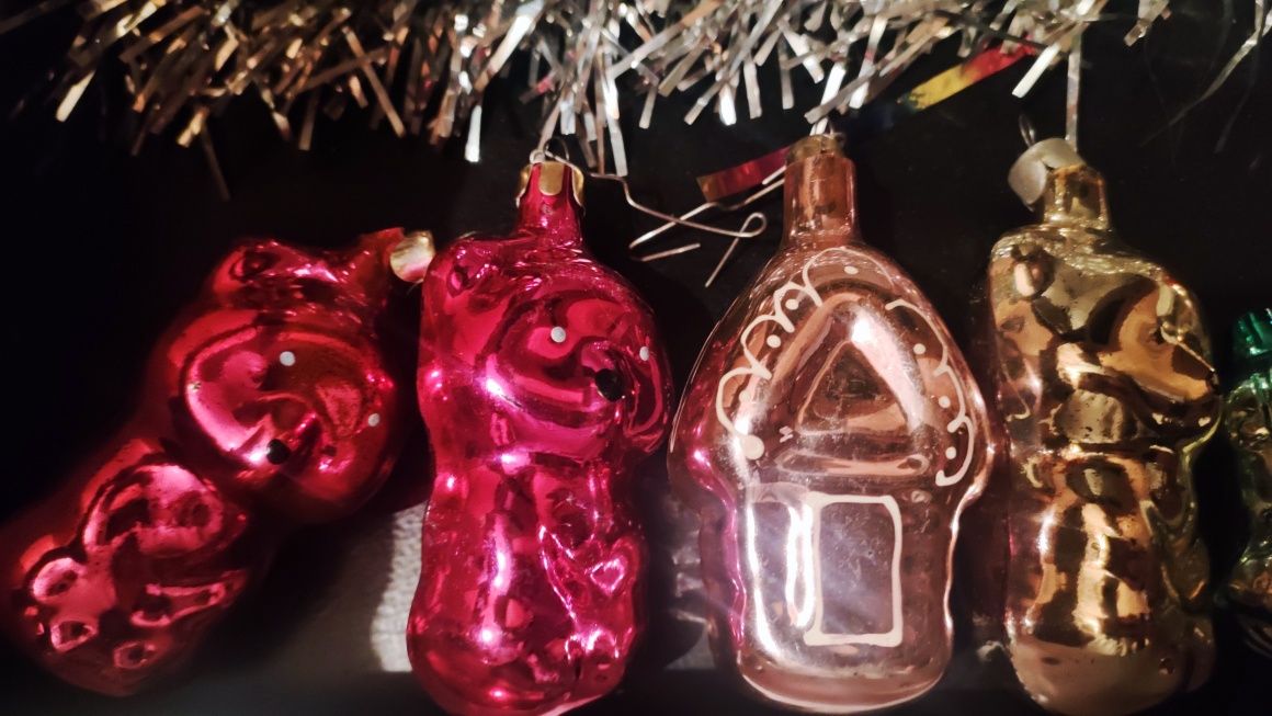 Ёлочные новогодние игрушки СССР