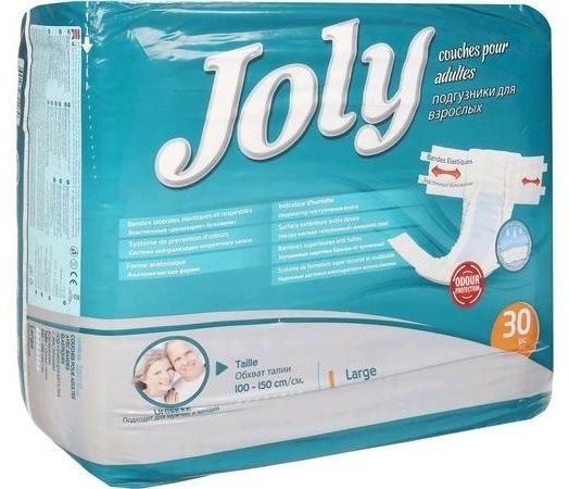 Joly Large подгузники для взрослых (в одной упаковке 30 шт)