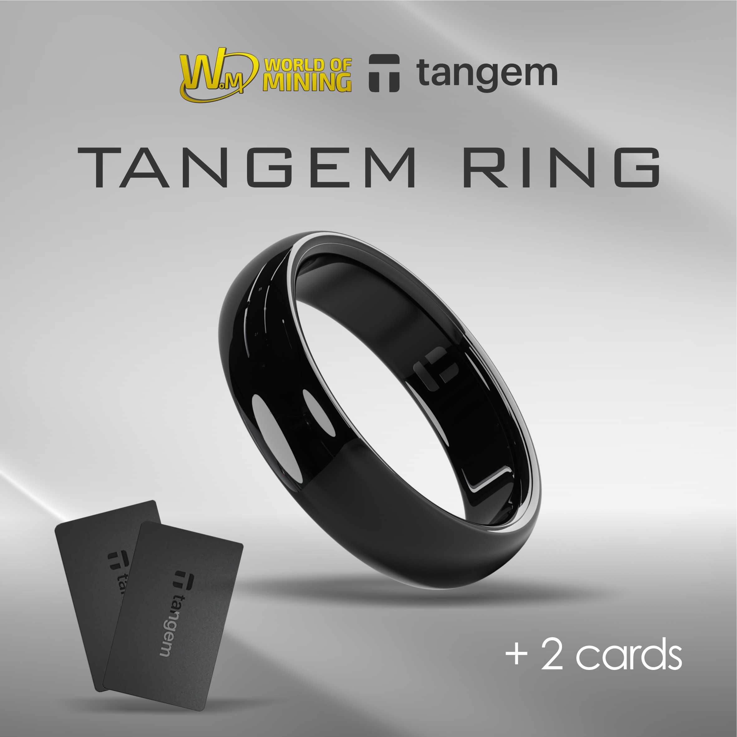 Tangem кольцо (Tangem Ring + 2 карты ) Магазин аппаратных кошельков