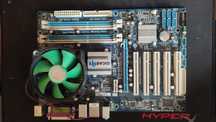 Комплект gigabyte lga775, gt 630 2gb, pentium e6300,кулеры для проца