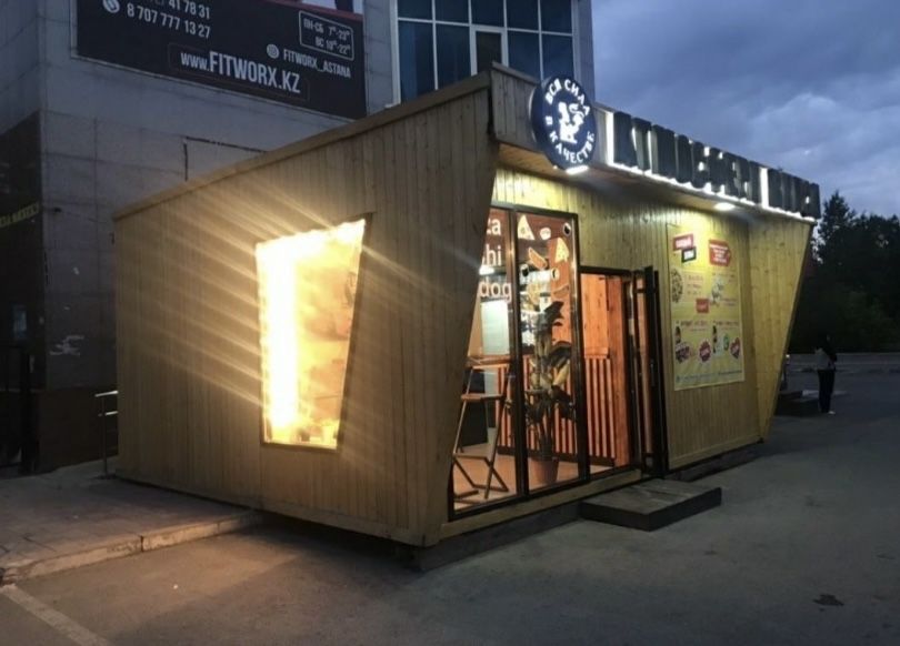Киоск для фаст фуда, торговых павильон, Рассрочка через банк