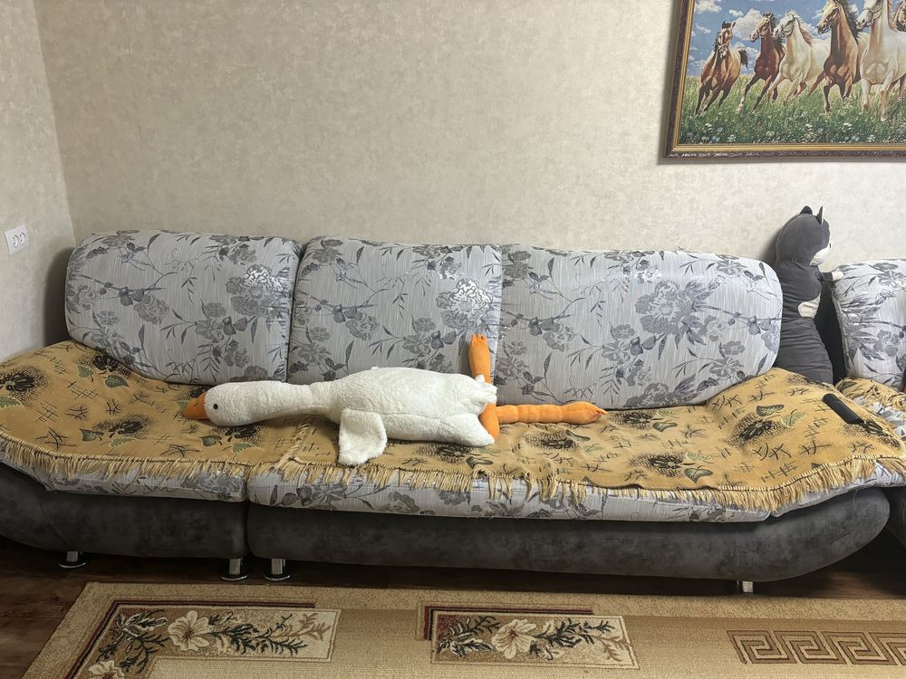 Диван угловой с креслом