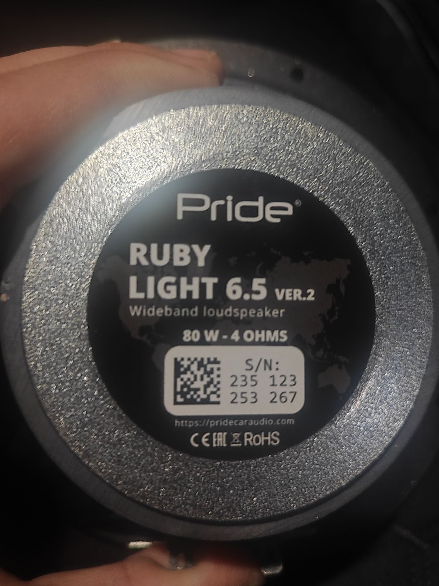 Прдам колонки Pride Rubi light 6.5 динамики прайд руби лайт