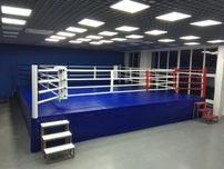 Ринг боксерский на растяжках 6м х 6м (боевая зона 5м х 5м)9,5 х 9,5 м