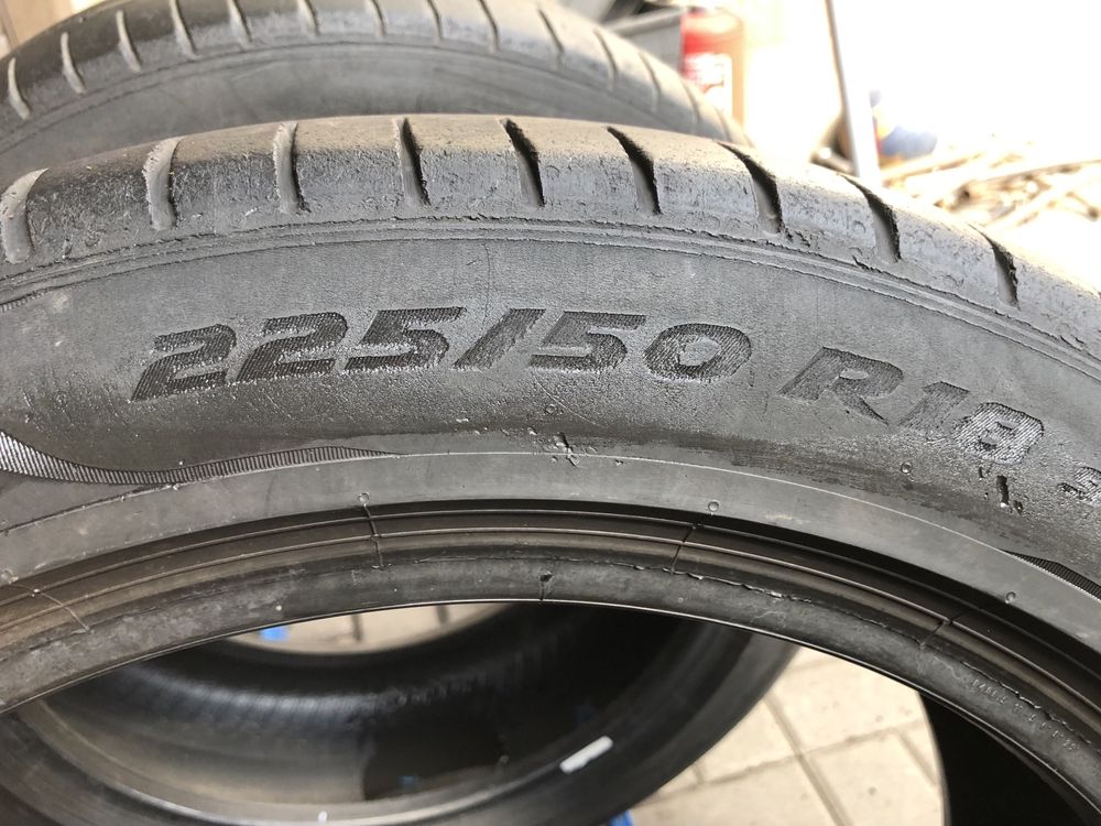 225/50/18 пара летних шин б/у из Германии